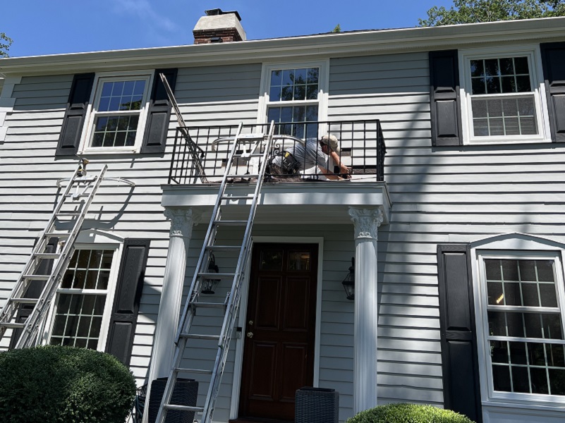 Patch up the siding
